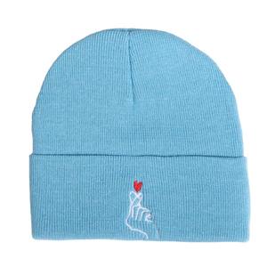 Bonnet tricoté personnalisé avec logo imprimé, broderie 3D, impression intégrale, bonnet d'hiver à revers, 100% acrylique, sport - Product Image 3