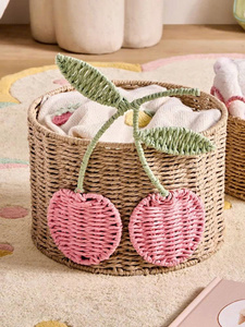 Elegant Paper Rope Dinosaur <b>Storage</b> <b>Basket</b> With Lid Natural Wicker <b>Toy</b> Organizer Kids Room Nursery Decor Handmade OEM ODM - Product Image 4