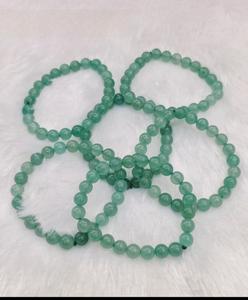 Pulsera de Aventurina Verde Original Más Vendida, Pulsera de Cristal Verde, Piedra de Corazón para la Buena Suerte y la Felicidad, a Bajo Precio - Product Image 1