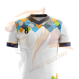 Adults Size Breathable Lightweight Eco-Friendly Polyester Soccer Uniforms Set Customized Logo for Men Football Training Latest - Product Image 4
