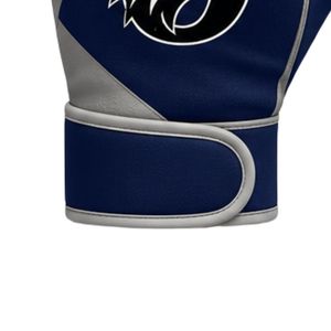 Gants de football américain gris marine haute performance antidérapants respirants et confortables pour l'entraînement et les matchs de football - Product Image 6