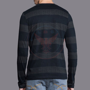 T-shirts à manches longues pour hommes, tendance et best-sellers - Polyester/coton, séchage rapide, respirant et écologique, vêtements décontractés - Product Image 3