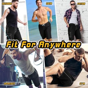 Pantalones Cortos Deportivos de Malla de Algodón Transpirable de Alta Calidad para Hombre, para Entrenamiento, Playa, Verano, Secado Rápido, Personalizados - Product Image 3