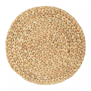 Set de table rond en rotin tressé écologique, fait main, pour la restauration en gros et la décoration de table bohème - Product Image 6
