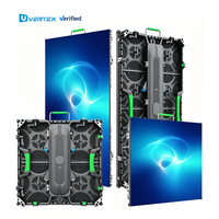 Pantalla LED de Alquiler para Escenarios Interiores P2.6 P2.9 y Exteriores P3.91 P4.81 de 500x500mm, Panel LED de Pared con Unión sin Costuras