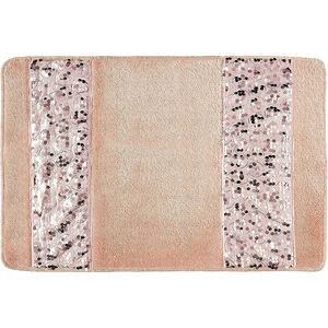 Tappetino da Bagno Moderno di Lusso, Tappeto Rosa Cipria Contemporaneo con Design Unico, Elegante Arredo Doccia per Bagni Moderni - Product Image 1