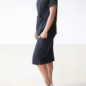 Durable 100% Cotton Knitted Breathable <b>Scrub</b> Skirts Custom Logo Custom Color & Size High Quality Hospital Use Medical <b>Uniforms</b> - Product Image 3