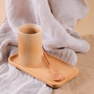 แก้วไม้ไผ่พร้อมโลโก้แบรนด์ ราคาขายส่ง แก้วน้ำธรรมชาติที่ยั่งยืน - Product Image 3
