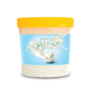 Perlas de Frutas Vietnamitas Boba Explosivas al por Mayor 3.2kg/frasco, Bolas de Jugo Coloridas en Tarro de Plástico para Yogur Helado y Té - Product Image 2