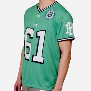 Camiseta Deportiva de Fútbol Americano Unisex, Transpirable, de Malla, Uniforme de Equipo Personalizado, Poliéster, Marca Privada OEM, Ropa Deportiva de EE. UU. - Product Image 5
