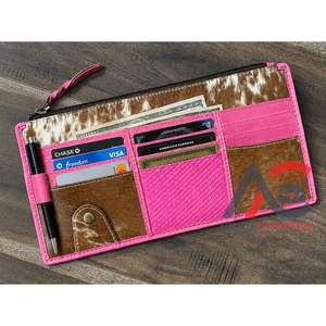 Organisateur de pare-soleil de voiture en cuir véritable de vachette à poils, le plus vendu 2026, porte-cartes et porte-documents, housse de protection pour organisateurs de voiture - Product Image 1