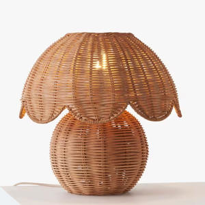 Lámparas de Mesa de Ratán Hechas a Mano, Tendencia 2026, Iluminación Decorativa para el Hogar, Lámpara de Mesa Nórdica de Fábrica Vietnamita - Product Image 6