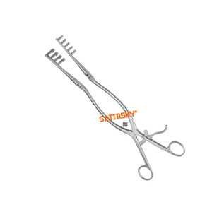 Retractores y Pinzas Afiladas de 2.6 cm para Microcirugía, Acero Inoxidable, Manuales, Certificación CE Clase III, 2 Años de Garantía, Marca Satinsky - Product Image 2