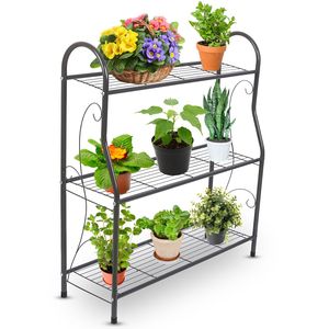 Organizador de Almacenamiento Utilitario de 88 Libras, Estante de 3 Niveles para Plantas, Exhibidor de Macetas - Product Image 1