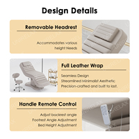Unirelax Table de Massage Manuelle de Luxe Haute Qualité, Lit de Beauté Réglable, Mobilier de Salon Durable, Unité de Traitement Spa, Lit de Massage