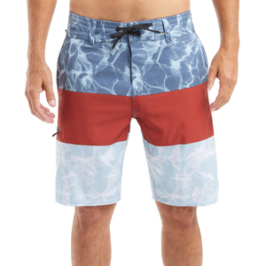 Vêtements de plage de qualité supérieure pour hommes, short de bain à taille haute avec cordon de serrage, 100% coton, impression personnalisée, short de bain pour hommes - Product Image 2