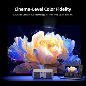 U002 Pro 2/32 GB LED Dust Proof 1080P <b>4K</b> Ready HIFI Stereo Built-in Speakers Android 13 OS Smart <b>Projector</b> for 2.1 for Remote - Product Image 6
