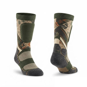 Calcetines de Caza para Exteriores, Calcetines Deportivos con Plantilla Acolchada para Senderismo, Pesca, Camping y Exploración de Senderos - Product Image 1