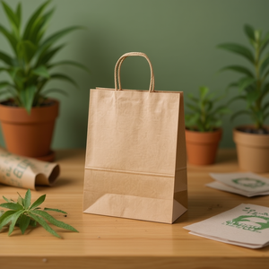 Sacchetto Regalo in Carta ILAN 31x41x15cm Kraft Marrone Ecologico - Product Image 2