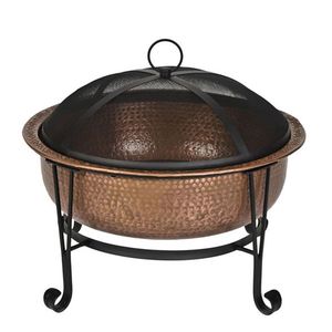 Bol à feu élégant en cuivre, fait main, pour extérieur, récipient chauffant en métal de qualité supérieure, décoration de jardin et de patio, pour applications hôtelières modernes - Product Image 3
