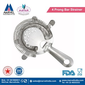 Stainless Steel Mirror Polish Finish Eco-Friendly Food Contact Safe Classic Hawthorne Cocktail Strainer Spring <b>Bar</b> <b>Tool</b> - Product Image 2