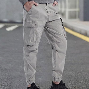 Pantalones Cargo Utilitarios para Hombre, Construcción Resistente con Corte Recto y Bolsillos Prácticos para Aventuras al Aire Libre y Trabajo - Product Image 6