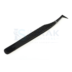 Pince à épiler de précision Ijrak chirurgicale antistatique en acier inoxydable de 10 mm à pointe lisse, modèle IS-BPT-10461, logo personnalisé pour - Product Image 4