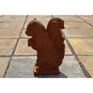 งานฝีมือประติมากรรมกระรอกสไตล์ชนบท ของตกแต่งรูปกระรอก ราคาขายส่งจากโรงงาน - Product Image 1