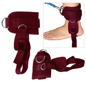 Correas de Tobillo Acolchadas de Spandex y Nylon para Máquinas de Gimnasio, Ejercicios de Piernas, Levantamiento de Pesas y Culturismo - Product Image 2