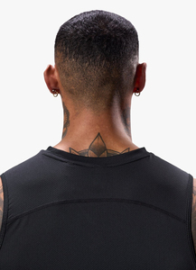 Men's Spandex Gym <b>Vest</b> Spandex Logo Solid Plain Sleeveless Tank Top for Bodybuilding and Fitness - Product Image 4