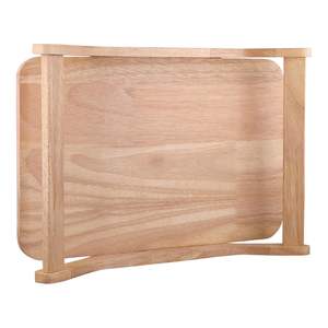 Plateau de service rectangulaire en bois de qualité supérieure, grand format, pour service à thé, style Windsor, fabriqué à la main en Inde, en bois d'hévéa |   pour la maison, la cuisine - Product Image 3