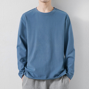 T-shirt décontracté pour homme de haute qualité, personnalisé, unisexe, à épaules tombantes, manches longues, surdimensionné - Product Image 2