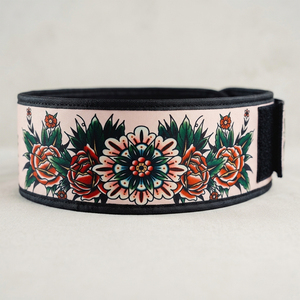 Ceinture de musculation en nylon personnalisée avec boucle en acier autobloquante, ceinture de musculation unisexe pour squats et soulevés de terre, vente en gros - Product Image 1