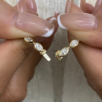 Bracelet en or avec diamants de laboratoire ronds brillants certifiés IGI 10K 14K 18K Jaune Rose Blanc Bijoux de luxe pour mariée