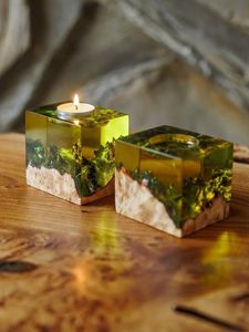 Decorative Resin Candle Holder With Modern Style For Dining Table Centerpiece And Beautiful Interior Decoration - Product Image 5