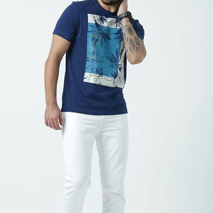เสื้อยืดโอเวอร์ไซส์ผู้ชายไซส์ใหญ่พิเศษ แฟนซี พลัสไซส์  ผ้าฝ้ายถัก 100% พิมพ์ลายโลโก้ด้านหน้าตามสั่ง  ระบายอากาศได้ดี เป็นมิตรกับสิ่งแวดล้อม น้ำหนัก 320 กรัม - Product Image 3