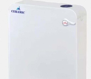 Citerne de toilette encastrée murale en céramique, rectangulaire, double chasse, 1,28 gallon par chasse, pour salle de bain - Product Image 5