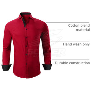 Chemise à manches longues en flanelle respirante personnalisable pour homme, boutonnée, en coton, décontractée, pour le travail, le bureau, les voyages, le week-end et tous les jours - Product Image 3