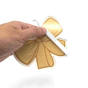 Cute Bowknot Acrylic Lash Tile Magnetic Eyelash Extension <b>Holder</b> Plate Custom Logo Gold Ribbon <b>Bow</b> Lash Palette Organizer Board - Product Image 3