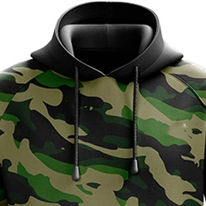 Sweat à capuche pour homme de haute qualité, sublimation, logo personnalisé, motif imprimé, polaire, vêtements de sport et d'entraînement 2026 - Product Image 3