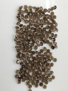 Quartz fumé naturel 4 mm, taille brillante ronde, meilleure qualité, pierre précieuse en vrac pour la fabrication de bijoux - Product Image 4