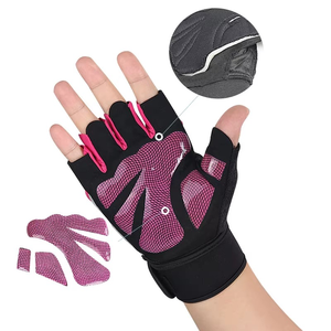 Guantes de Ciclismo para Hombre de Buena Calidad a Precio de Mayoreo, Hechos en Pakistán, Guantes Deportivos de Medio Dedo de Cuero para Motocicleta - Product Image 4