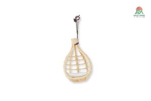 Muñeca Colgante de Ratán, Decoración Bohemia Hecha a Mano, Adorno de Pared, 2 Piezas, Tema de Bebé, Cuna de Pared para Muñecas - Product Image 3