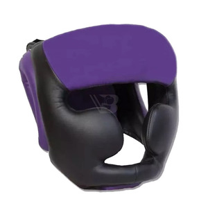 Équipement d'entraînement professionnel de kickboxing, casque de protection pour la tête, protège-tête pour boxe MMA en PU, en vente en ligne - Product Image 4