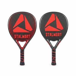 Stalwart <b>Pickleball</b> Paddle Standard 40-Hole Anti-Slip Handle Poplar Wood Core Lightweight Edgeless Design Adult Training All - Product Image 1