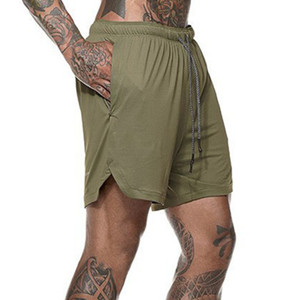 2-in-1 Double Layer Men's Running <b>Shorts</b> for Summer Workout Gym Sportswear Private Label Athletic Fitness <b>Short</b> <b>Compression</b> - Product Image 6