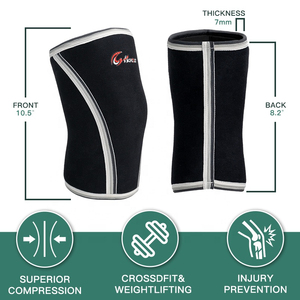 High Quality Custom Neoprene <b>Knee</b> Sleeves Wholesale Gym Neoprene Custom <b>Compression</b> <b>Knee</b> Sleeves Weightlifting for <b>Knee</b> Pains - Product Image 5