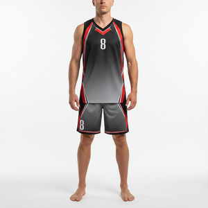 Oferta Relámpago: Uniforme de Baloncesto al Por Mayor, Nuevo, Moderno, Personalizado con Nombre de Equipo, Manga Corta, Secado Rápido - Product Image 1