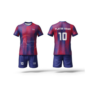 Tenue de football pour jeunes et adultes, ensemble maillot et short en polyester interlock respirant, fabricant OEM en gros - Product Image 2