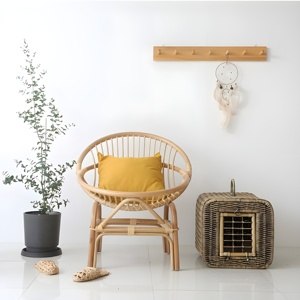 Handmade Best Selling Rattan Pet Carrier Pet Cages <b>Wicker</b> Animal Carrying <b>Bags</b> - Product Image 6